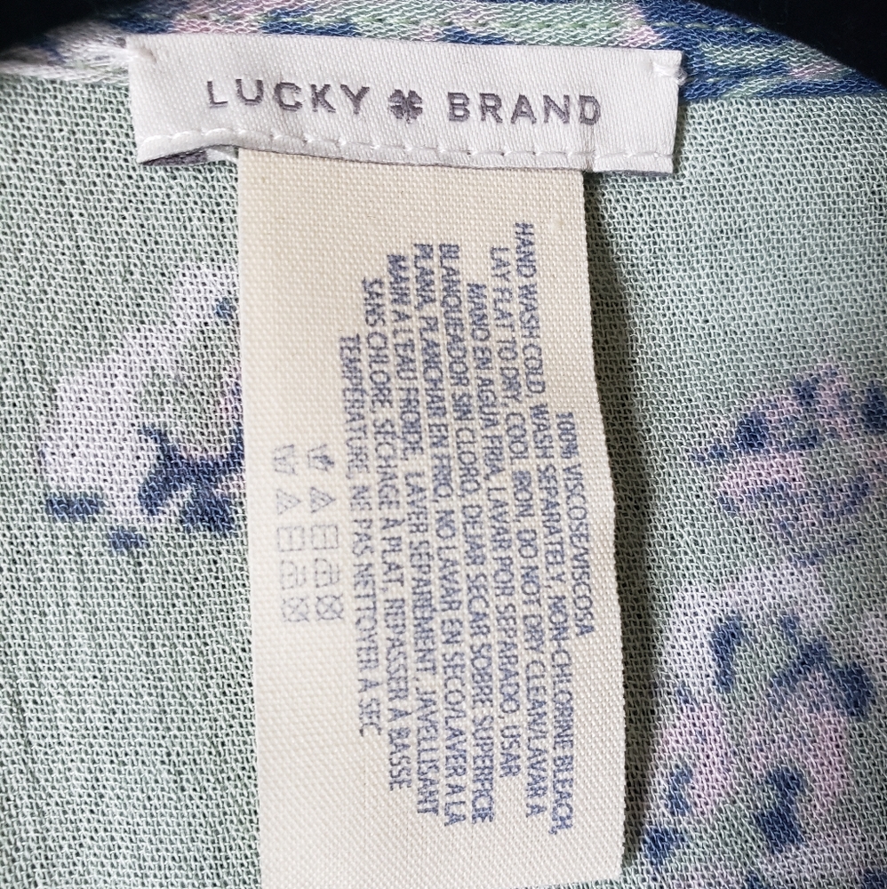 Lucky Brand Floral Cover Up - Picture 4 of 4
